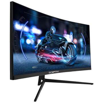 Sceptre Curved 24" FHD 1080p Gaming LED Monitor - 165Hz Refresh Rate, Built-in Speakers