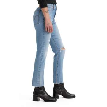 Levi's Women's Wedgie Straight Jeans, (New) Night Sight 26 Regular