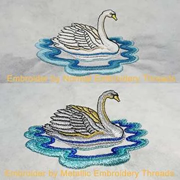 New brothread 20 Assorted Colors Metallic Embroidery Machine Thread Kit 500M (550Y) Each Spool for Computerized Embroidery and Decorative Sewing