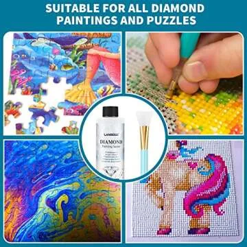LANBEIDE Diamond Painting Sealer - Permanent Hold & Shine