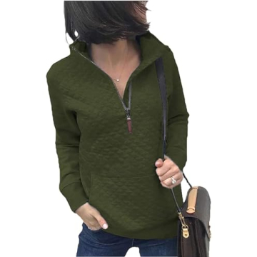 BTFBM Women's Quilted Sweatshirt - Lightweight, Stylish & Comfortable