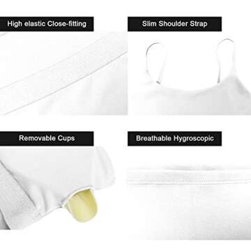 Summer Workout Tops for Women - Padded & Stylish Cami