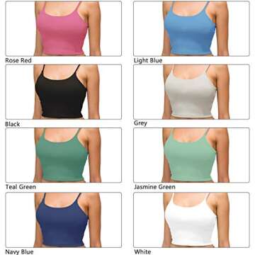 Summer Workout Tops for Women - Padded & Stylish Cami