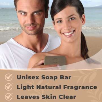 One With Nature Dead Sea Mineral Mud Soap for All Skin Types