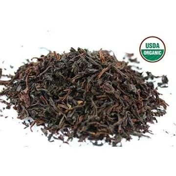 English Breakfast Tea, CRISP, RICH & AROMATIC well-rounded loose leaf tea, 110+ cups, 8oz Organic Ceylon SINGLE ESTATE tea, 100% Idulgashinna estate, OP grade tea, U.S.A. Processed & Quality Control