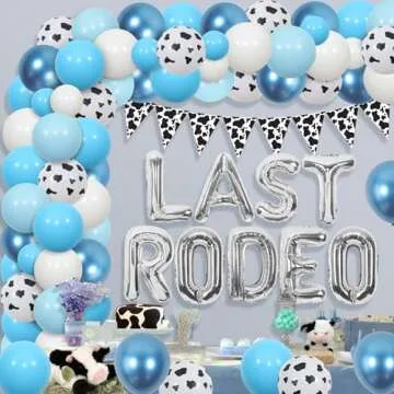 Wonmelody Last Rodeo Bachelorette Party Decor Set