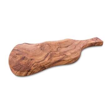 Tunisan Olive Wood Cheese Board - with Handle (40cm)