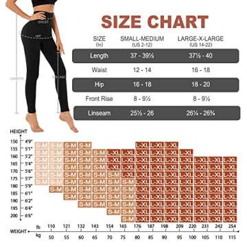 CTHH 2 Pack Leggings for Women Tummy Control-High Waisted Non See Through Black Soft Workout Yoga Pants