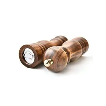 BILL.F Adjustable Salt and Pepper Grinder Set for Fresh Spices