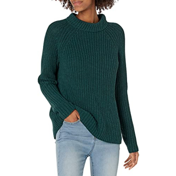 Goodthreads Women's Mock Neck Sweater for Winter Comfort