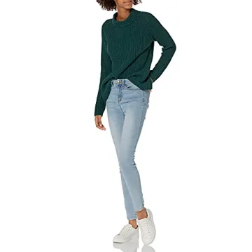 Goodthreads Women's Mock Neck Sweater for Winter Comfort