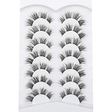 Pooplunch 8D Lashes - Vegan Faux Mink Eyelashes Multi-pack