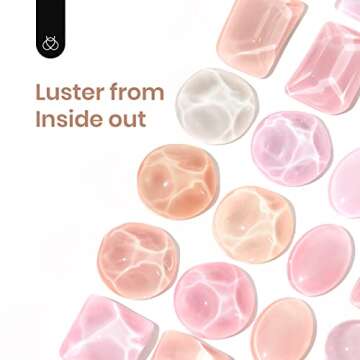 Beetles Jelly Gel Nail Polish Set, 6 Colors Ballet Dress Milky White Sheer Pink Nude Transparent Soak Off Uv Diy Manicure Kit Gel Nail Polish Gifts for Women