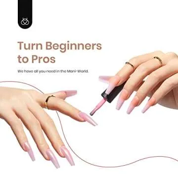 Beetles Jelly Gel Nail Polish Set, 6 Colors Ballet Dress Milky White Sheer Pink Nude Transparent Soak Off Uv Diy Manicure Kit Gel Nail Polish Gifts for Women