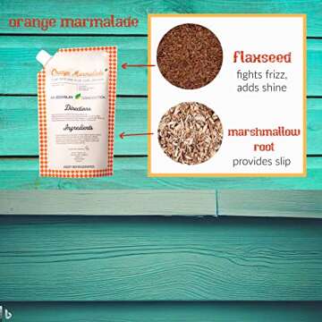 Ecoslay Orange Marmalade Curl Definer Gel - Long-lasting Hold for Wavy, Curly, Coily, and Kinky Hair - Curl Styling Gel for Women