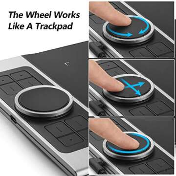 XP PEN Deco Pro Medium Drawing Tablet, 11x6 in Graphics Tablet with Tilt Function