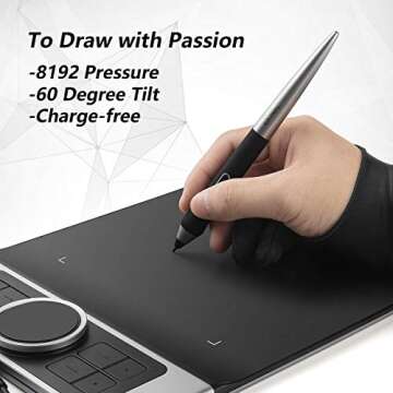 XP PEN Deco Pro Medium Drawing Tablet for Artists and Teachers