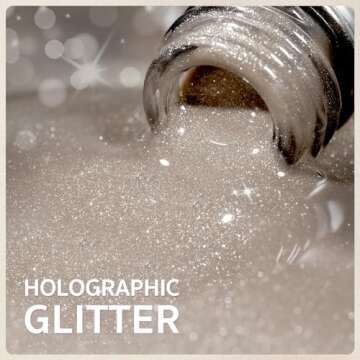 GAOY Glassy Cat Eye Gel Polish, 16ml Silver Gray Holo