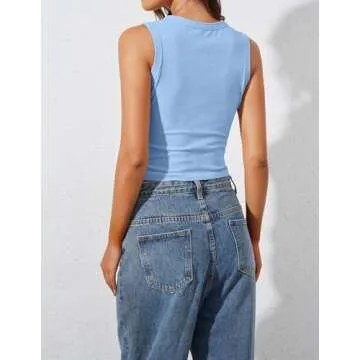 Ziesexy Button Up Tank Top - Stylish Summer Essential