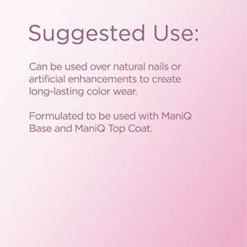 Young Nails Mani-Q Gel Polish, Color Gel Nail Polish For Natural Or Artificial Nails, Cure With LED Or UV Light, Soak Off Gel Polish 0.34 fl oz.