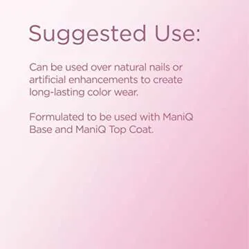 Young Nails Mani-Q Gel Polish, Color Gel Nail Polish For Natural Or Artificial Nails, Cure With LED Or UV Light, Soak Off Gel Polish 0.34 fl oz.