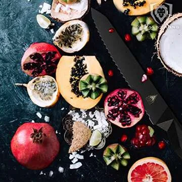 Dalstrong Serrated Utility Knife - Shadow Black Series - 6.5 inch