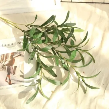 NOLAST Faux Olive Branches - Luxurious Greenery Stems