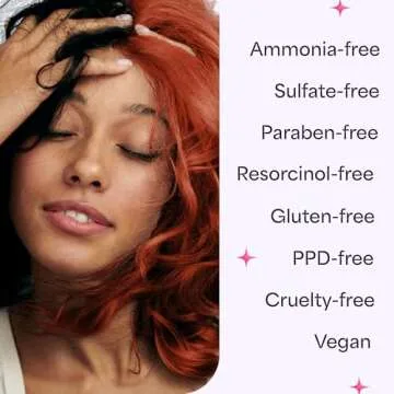 Hally Hair Color Cloud Hair Dye (Code Red) - Demi-Permanent Foam Hair Color for Women & Men - Mess-Free & Long-Lasting Hair Dye Kit, Hair Coloring Products Wash Out in 4-6 Weeks, Vegan