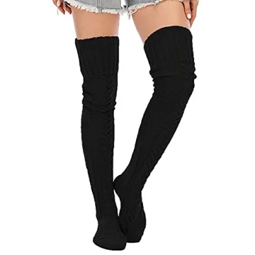 SherryDC Thigh High Knit Socks - Cozy Winter Wear