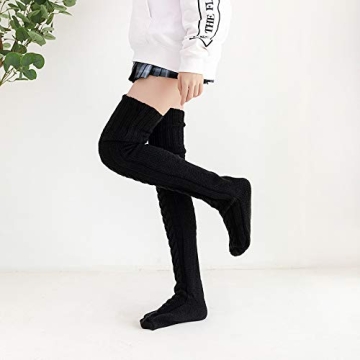 SherryDC Thigh High Knit Socks - Cozy Winter Wear