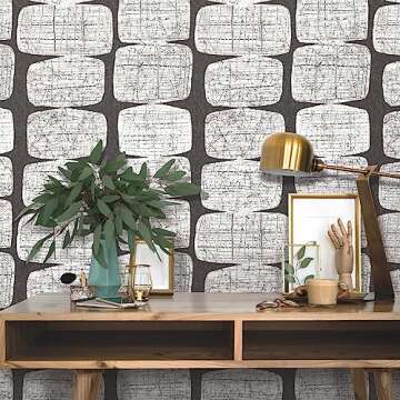 RoomMates RMK12348PL Mid-Century Beads Wallpaper