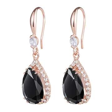 Linawe Rose Gold Chandelier Earrings for Women