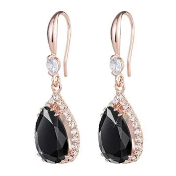 Linawe Rose Gold Chandelier Earrings for Women