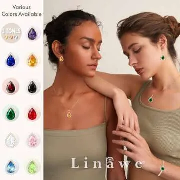 Linawe Rose Gold Chandelier Earrings for Women