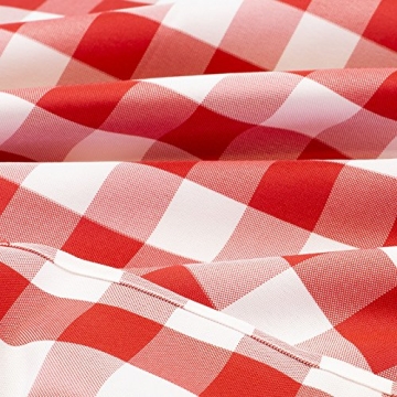 Lann's Linens Checkered Tablecloth - Stylish & Durable