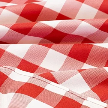 Lann's Linens Checkered Tablecloth - Stylish & Durable