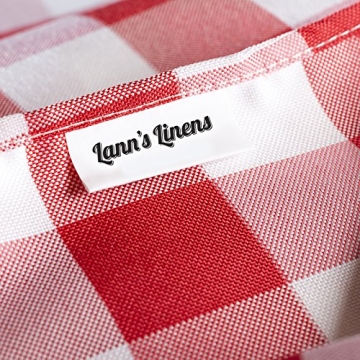 Lann's Linens Checkered Tablecloth - Stylish & Durable