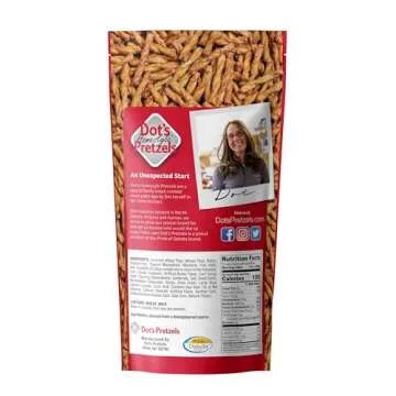 Dot Pretzels Original Flavor - Pack of 2 - Original Seasoning - Smiling Sweets - Delicious Pretzels Everyone Loves - Perfect for Snacking on the go or Stocking the Office
