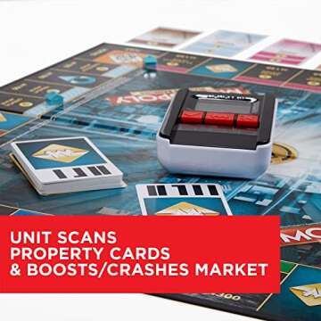 Hasbro Gaming Monopoly Ultimate Banking Edition Board Game for Families and Kids Ages 8 and Up, Electronic Banking Unit (Amazon Exclusive)