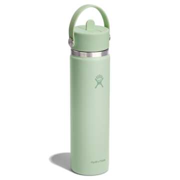 Hydro Flask 24 Oz Wide Mouth Flex Straw Cap Aloe