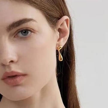 Chic Irregular Waterdrop Earrings for Everyday Elegance