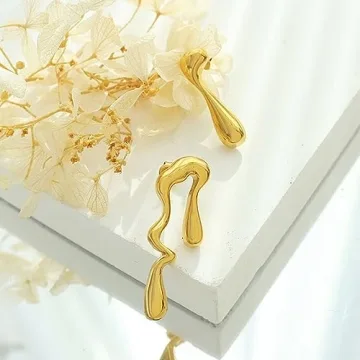 Chic Irregular Waterdrop Earrings for Everyday Elegance