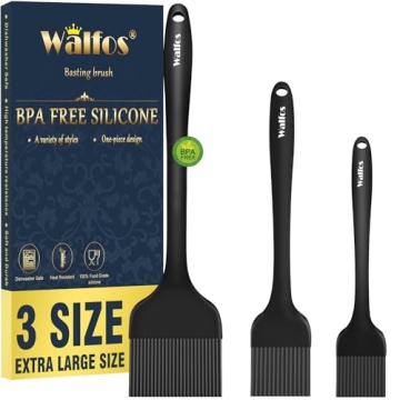 Walfos Silicone Basting Brush Set for BBQ, Baking