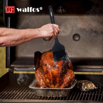 Walfos Silicone Basting Brush Set for BBQ, Baking