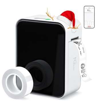 Portable NGTeco Bluetooth Label Maker for Easy Organizing
