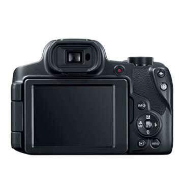 Canon Powershot SX70 20.3MP Digital Camera 65x Optical Zoom Lens 4K Video 3-inch LCD Tilt Screen (Black)