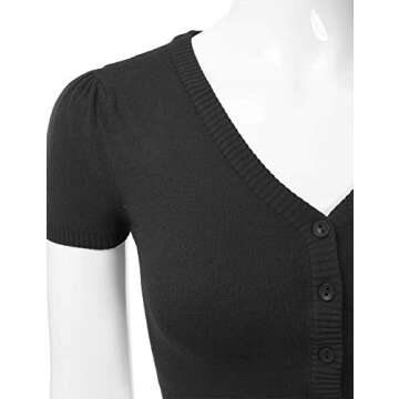 EIMIN Women's Boutique Fitted Bolero Shrug Cardigan Sweater