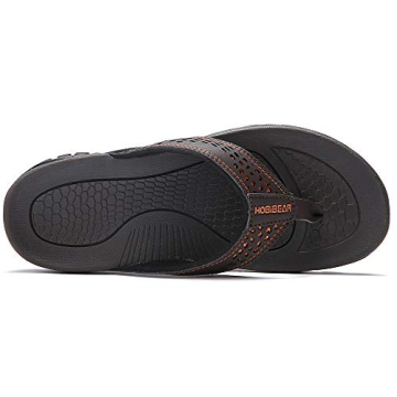 KIIU Men's Comfortable Thong Sandals for Beach and Casual Wear