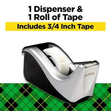 Stylish Scotch Desktop Tape Dispenser for Home or Office