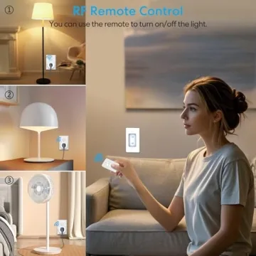 LoraTap Wireless Outlet Switch for Convenient Control
